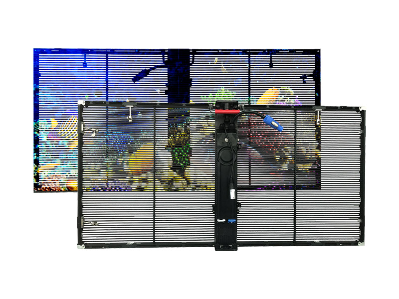 led curtain wall screen video display